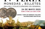 Cartel IV Feria de monedas y billetes de Vigo