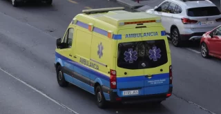 Ambulancia en una emergencia