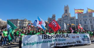 Protestas de trabajadores de Iberdrola