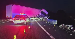 Accidente de camión en la A52