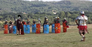 Campamento romano de Aquis Querquennis en Bande